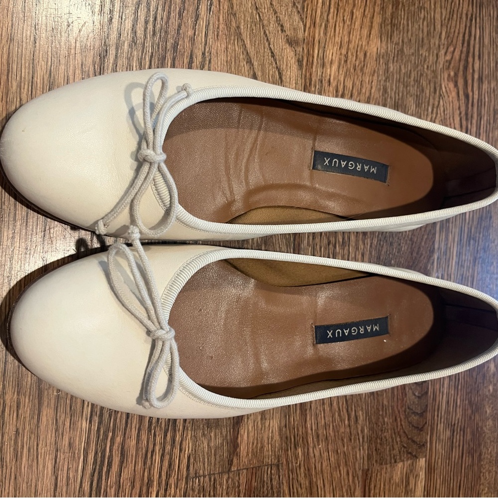 Margaux Women's Elegant Cream Ballet Flats